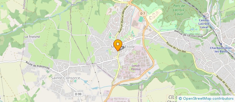 localisation de l'entreprise 943 089 896   MARCY-L'ETOILE