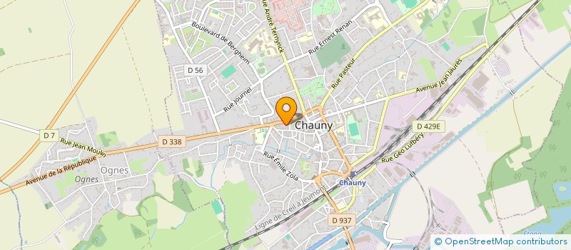 localisation de l'entreprise 943 259 085   CHAUNY