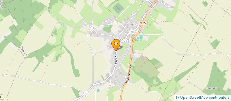 localisation de l'entreprise 943 417 626   BEAUVAL