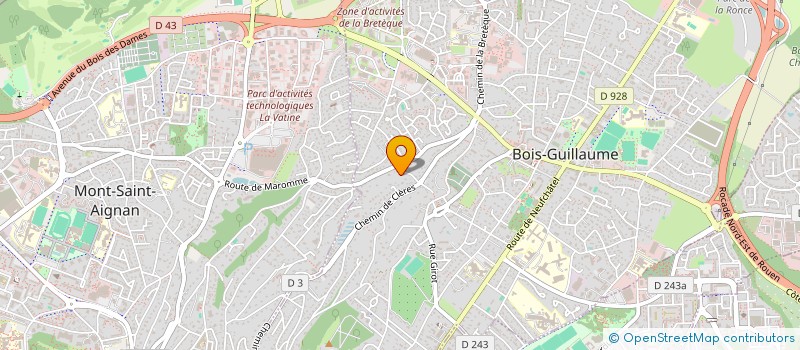 localisation de l'entreprise 943 426 320  à BOIS-GUILLAUME