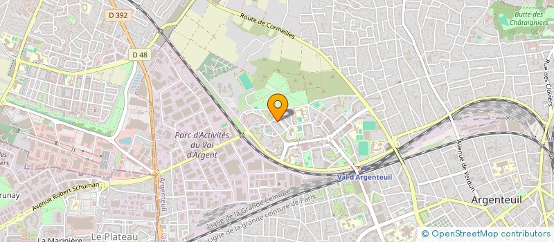 localisation de l'entreprise 943 476 903   ARGENTEUIL