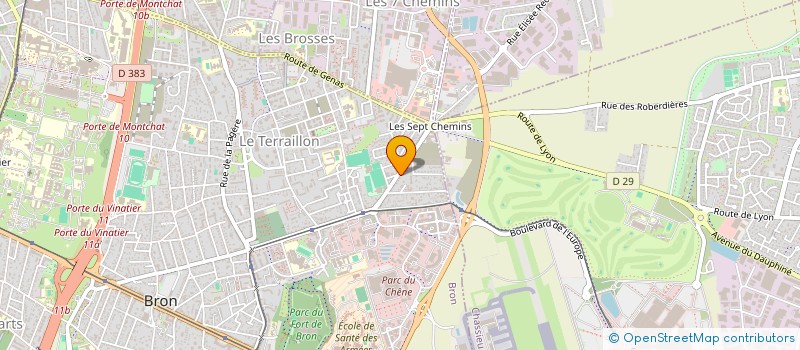 localisation de l'entreprise 943 496 273   BRON