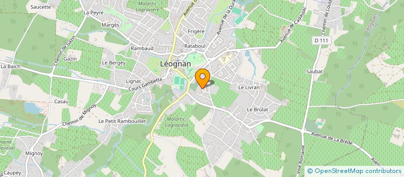 localisation de l'entreprise 943 562 504   LEOGNAN