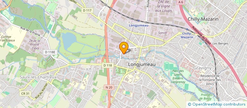 localisation de l'entreprise 943 627 505  à LONGJUMEAU