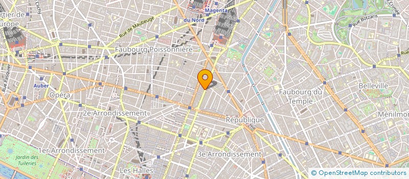 localisation de l'entreprise 943 733 535   PARIS