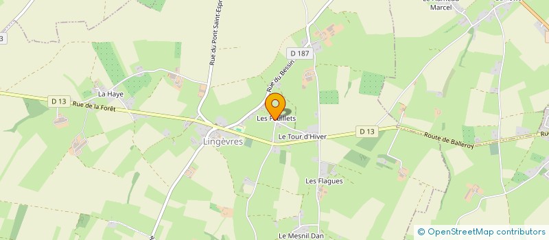 localisation de l'entreprise 944 149 053   LINGEVRES