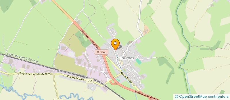 localisation de l'entreprise 944 168 731   TOURNES