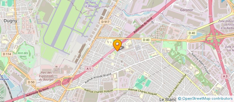 localisation de l'entreprise 944 176 494 à LE BLANC-MESNIL
