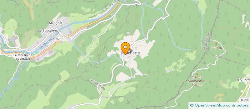 localisation de l'entreprise 944 211 176   SAINT-CLAUDE