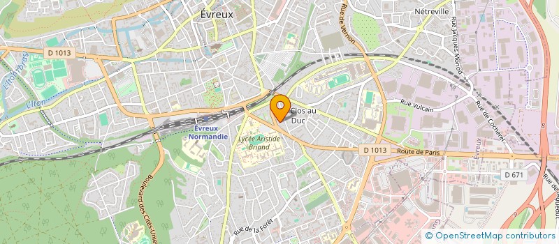 localisation de l'entreprise 944 224 260   EVREUX