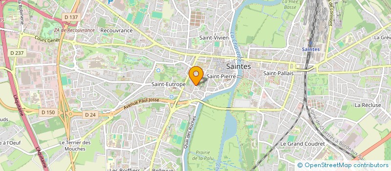 localisation de l'entreprise 944 355 627   SAINTES