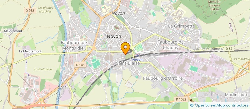 localisation de l'entreprise 944 377 902   NOYON