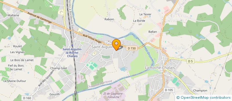 localisation de l'entreprise 944 455 559   SAINT-AIGULIN