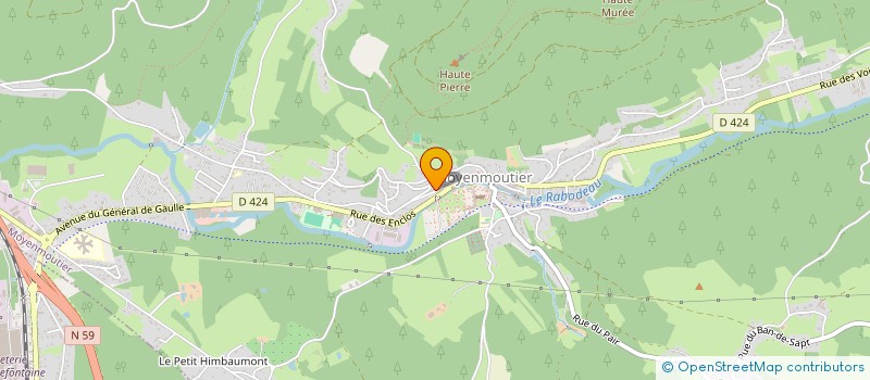 localisation de l'entreprise 944 762 277   MOYENMOUTIER