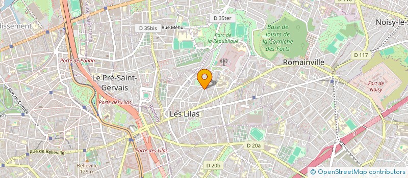 localisation de l'entreprise 944 808 310 à LES LILAS