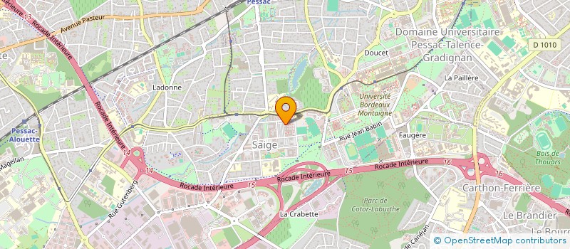 localisation de l'entreprise 944 935 683   PESSAC