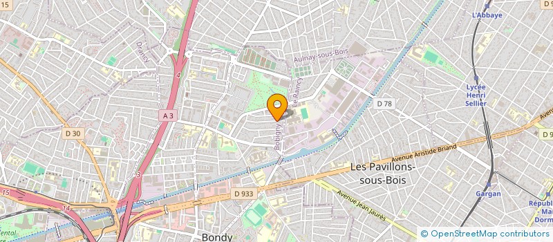 localisation de l'entreprise 945 038 594   BONDY