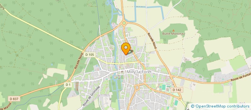 localisation de l'entreprise 945 104 800   MILLY-LA-FORET