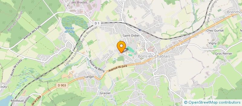 localisation de l'entreprise 945 132 165   BONS-EN-CHABLAIS