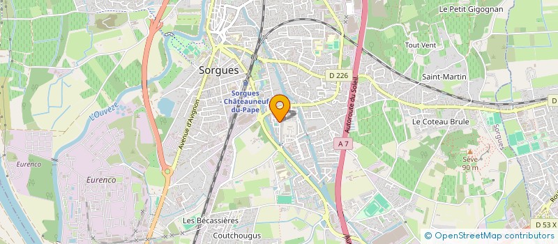 localisation de l'entreprise 945 197 440   SORGUES