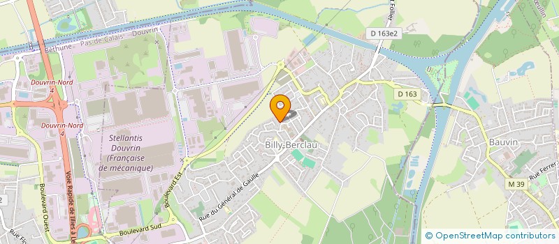 localisation de l'entreprise 945 321 230   BILLY-BERCLAU