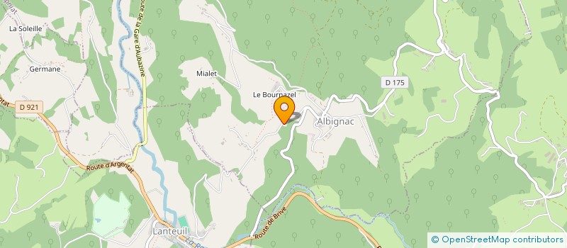 localisation de l'entreprise 945 343 176   ALBIGNAC