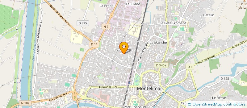 localisation de l'entreprise 945 381 630   MONTELIMAR