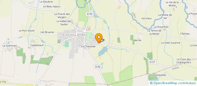 localisation de l'entreprise 947 450 946   ERCE-EN-LAMEE