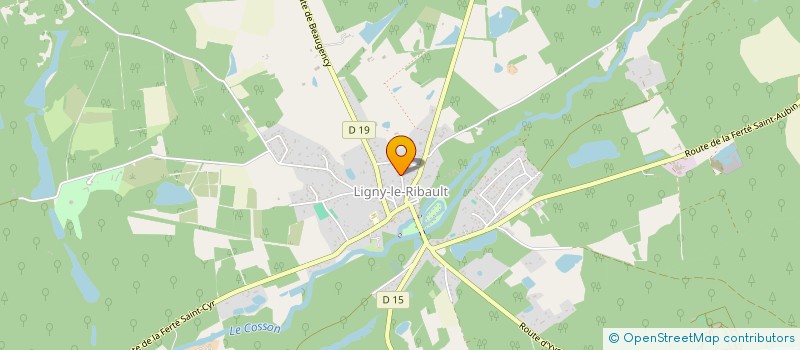 localisation de l'entreprise 947 454 997   LIGNY-LE-RIBAULT