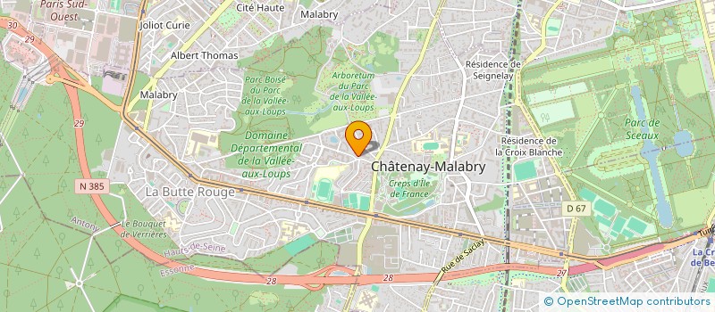 localisation de l'entreprise 947 456 562   CHATENAY-MALABRY