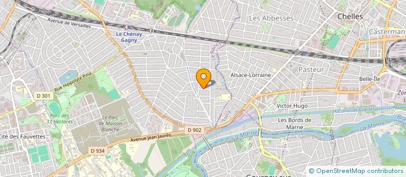 localisation de l'entreprise 947 460 036  à VILLIERS-SUR-MARNE