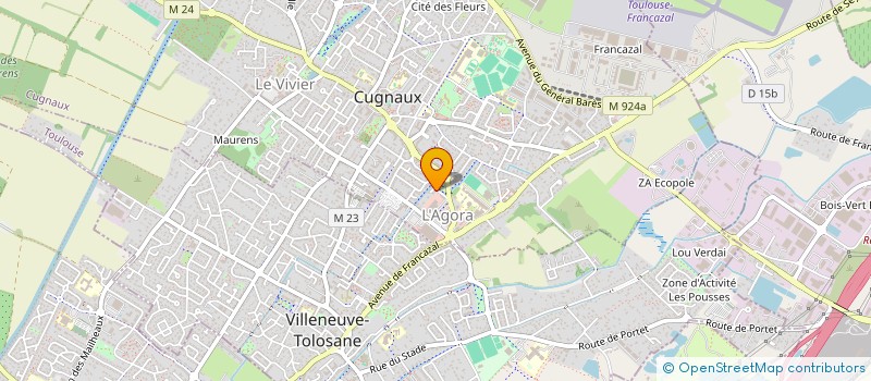 localisation de l'entreprise 947 475 497   CUGNAUX