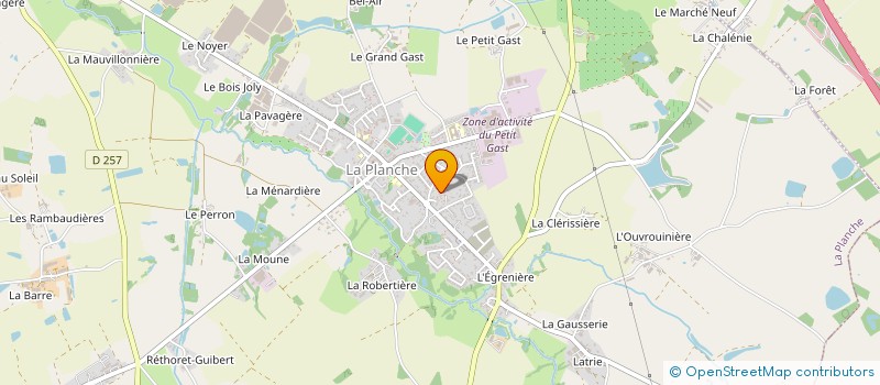 localisation de l'entreprise 947 485 587   LA PLANCHE