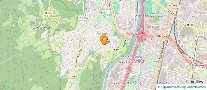 localisation de l'entreprise 947 507 034  à SEYSSINS