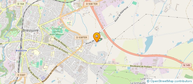 localisation de l'entreprise 947 509 329   BRESSUIRE