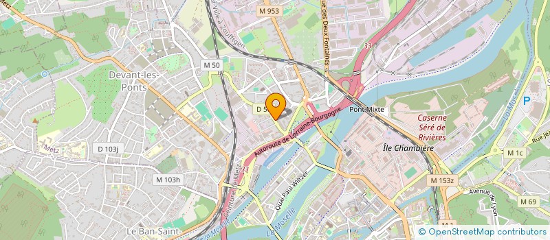 localisation de l'entreprise 947 513 560   METZ