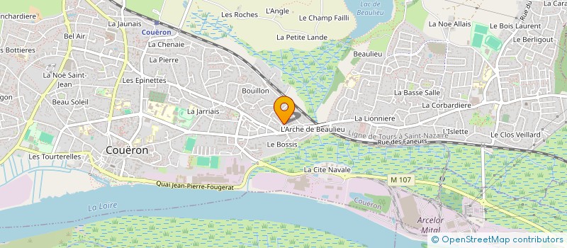 localisation de l'entreprise 947 526 687 à COUERON