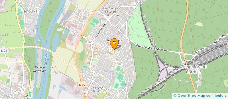 localisation de l'entreprise 947 530 010   ACHERES