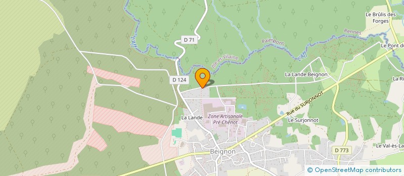 localisation de l'entreprise 947 539 706   BEIGNON