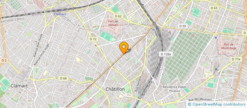 localisation de l'entreprise 947 540 993  à ANTONY