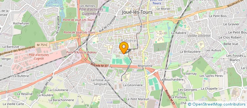 localisation de l'entreprise 947 546 305   JOUE-LES-TOURS