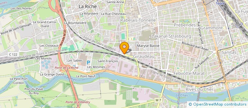 localisation de l'entreprise 947 548 178   TOURS