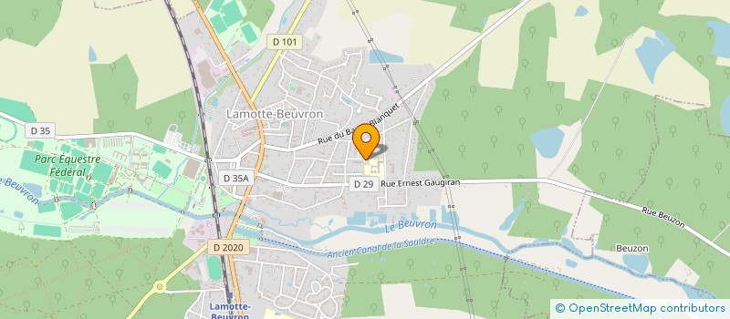 localisation de l'entreprise 947 552 147 à LAMOTTE-BEUVRON