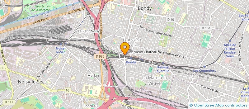 localisation de l'entreprise 947 552 360   BONDY