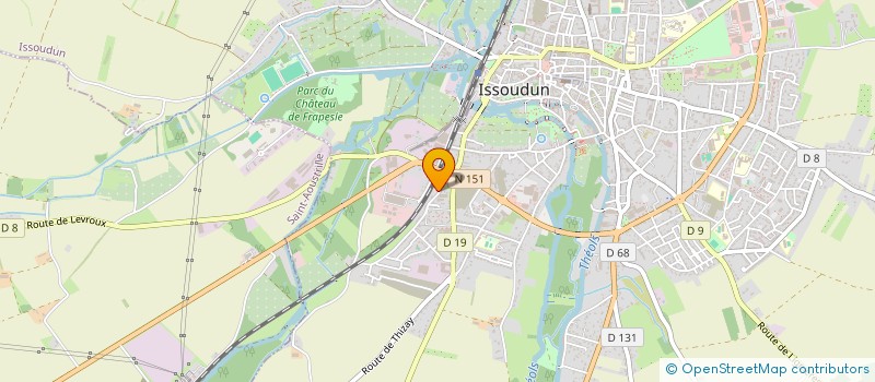 localisation de l'entreprise 947 560 835 à ISSOUDUN