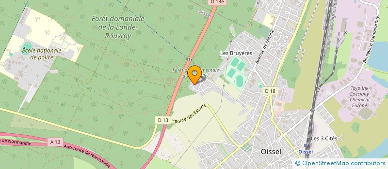 localisation de l'entreprise 947 562 773   OISSEL