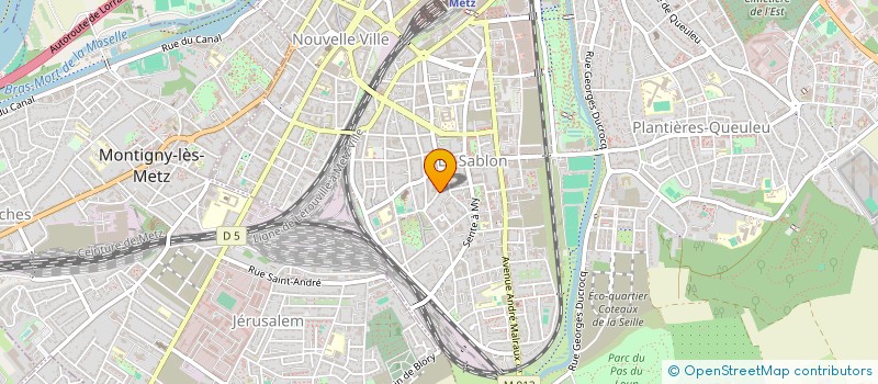 localisation de l'entreprise 947 565 867   METZ