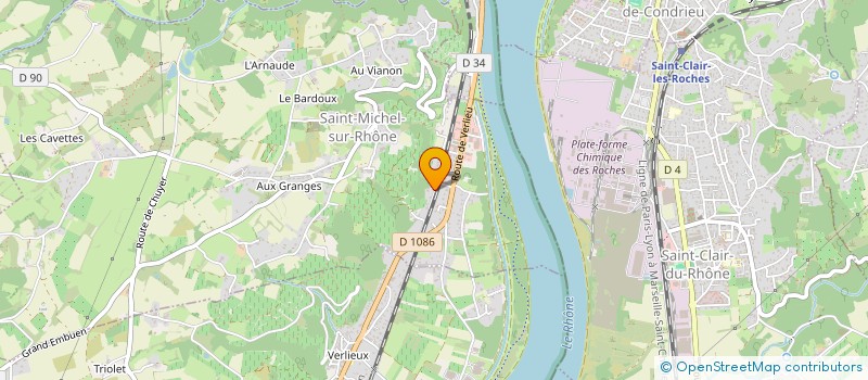 localisation de l'entreprise 947 579 769   SAINT-MICHEL-SUR-RHONE