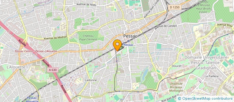localisation de l'entreprise 947 580 155 à PESSAC