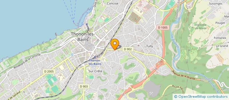 localisation de l'entreprise 947 583 670  à THONON-LES-BAINS